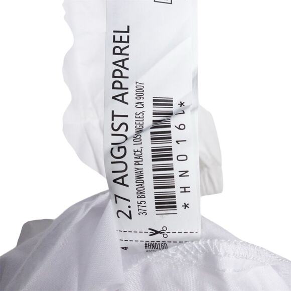 EUC Tuckernuck Pomander Place Halile Dress XS White 3/4 Sleeve Mini Dress 2571-Q - Picture 9 of 12